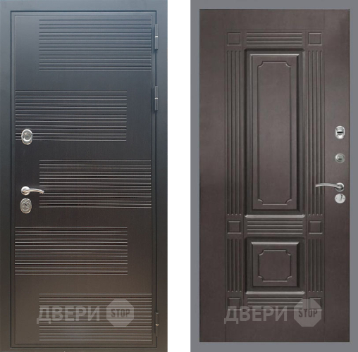 Входная металлическая Дверь Рекс (REX) премиум 185 FL-2 Венге в Павловском Посаде