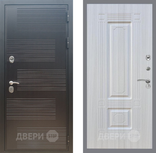 Входная металлическая Дверь Рекс (REX) премиум 185 FL-2 Сандал белый в Павловском Посаде