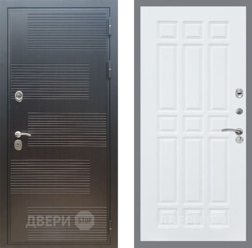 Входная металлическая Дверь Рекс (REX) премиум 185 FL-33 Силк Сноу в Павловском Посаде