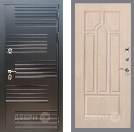 Входная металлическая Дверь Рекс (REX) премиум 185 FL-58 Беленый дуб в Павловском Посаде