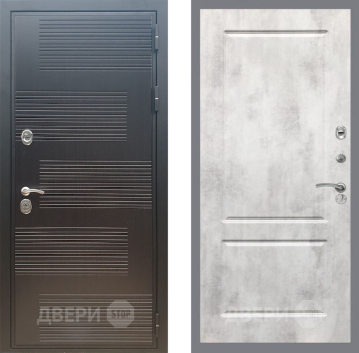 Входная металлическая Дверь Рекс (REX) премиум 185 FL-117 Бетон светлый в Павловском Посаде