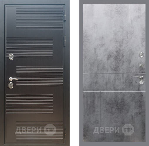 Входная металлическая Дверь Рекс (REX) премиум 185 FL-290 Бетон темный в Павловском Посаде
