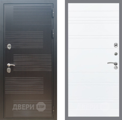 Входная металлическая Дверь Рекс (REX) премиум 185 Line Силк Сноу в Павловском Посаде