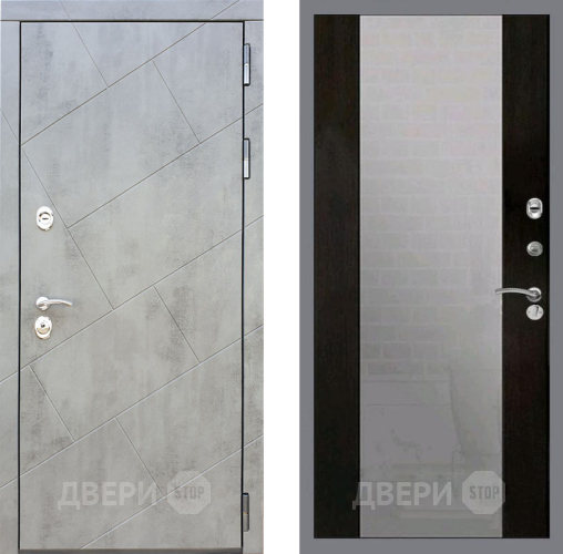 Входная металлическая Дверь Рекс (REX) 22 СБ-16 Зеркало Венге в Павловском Посаде