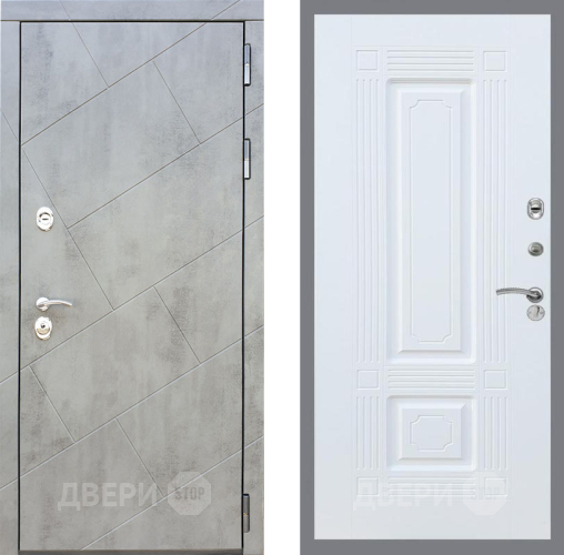 Входная металлическая Дверь Рекс (REX) 22 FL-2 Силк Сноу в Павловском Посаде