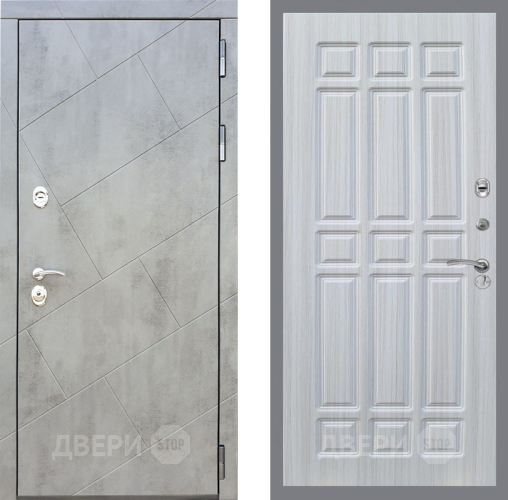 Входная металлическая Дверь Рекс (REX) 22 FL-33 Сандал белый в Павловском Посаде