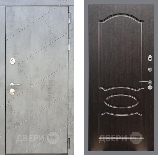 Входная металлическая Дверь Рекс (REX) 22 FL-128 Венге светлый в Павловском Посаде