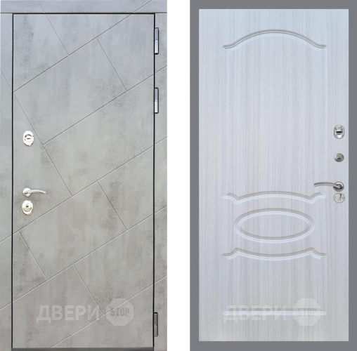 Входная металлическая Дверь Рекс (REX) 22 FL-128 Сандал белый в Павловском Посаде