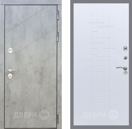 Входная металлическая Дверь Рекс (REX) 22 FL-289 Белый ясень в Павловском Посаде