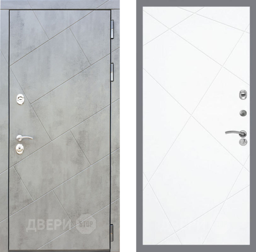 Входная металлическая Дверь Рекс (REX) 22 FL-291 Силк Сноу в Павловском Посаде