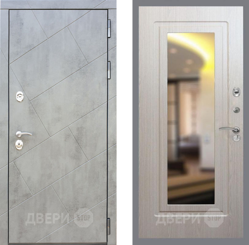 Входная металлическая Дверь Рекс (REX) 22 FLZ-120 Беленый дуб в Павловском Посаде
