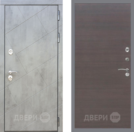 Входная металлическая Дверь Рекс (REX) 22 GL венге поперечный в Павловском Посаде
