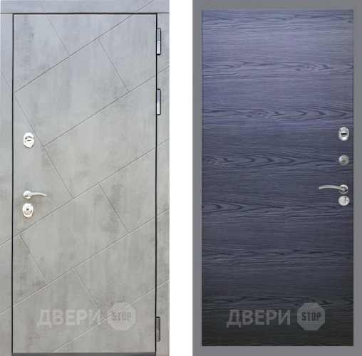 Входная металлическая Дверь Рекс (REX) 22 GL Дуб тангенальный черный в Павловском Посаде