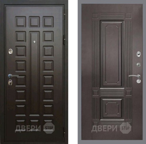 Входная металлическая Дверь Рекс (REX) Премиум 3к FL-2 Венге в Павловском Посаде