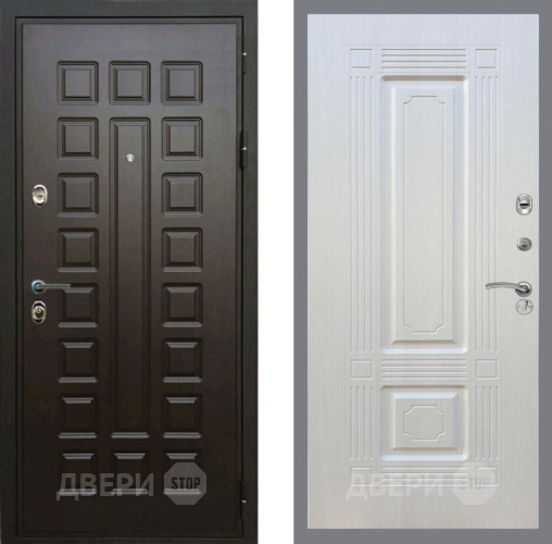 Входная металлическая Дверь Рекс (REX) Премиум 3к FL-2 Лиственница беж в Павловском Посаде