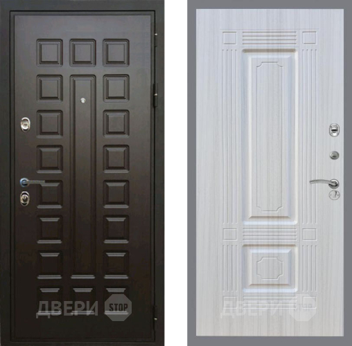 Входная металлическая Дверь Рекс (REX) Премиум 3к FL-2 Сандал белый в Павловском Посаде