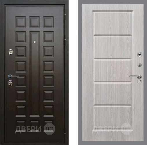 Входная металлическая Дверь Рекс (REX) Премиум 3к FL-39 Беленый дуб в Павловском Посаде