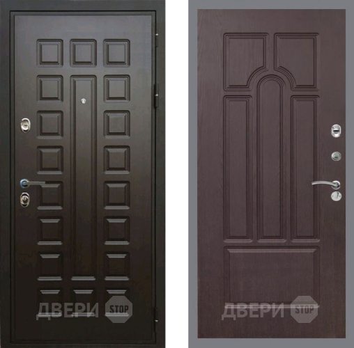 Входная металлическая Дверь Рекс (REX) Премиум 3к FL-58 Венге в Павловском Посаде