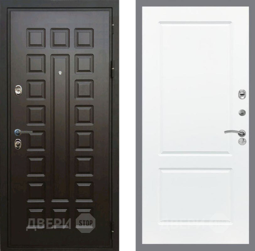 Входная металлическая Дверь Рекс (REX) Премиум 3к FL-117 Силк Сноу в Павловском Посаде