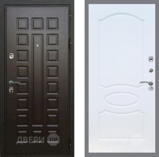 Дверь Рекс (REX) Премиум 3к FL-128 Белый ясень в Павловском Посаде