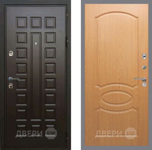 Входная металлическая Дверь Рекс (REX) Премиум 3к FL-128 Дуб в Павловском Посаде