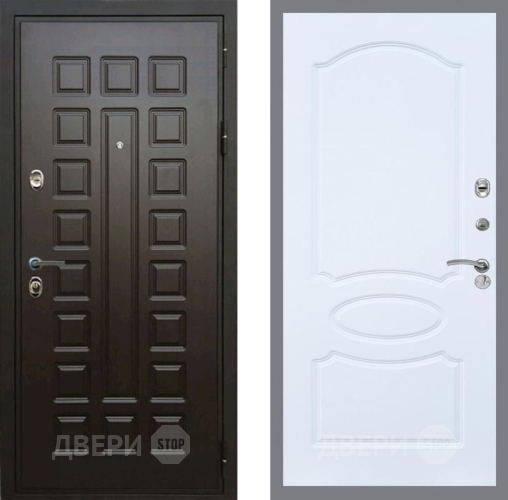 Дверь Рекс (REX) Премиум 3к FL-128 Силк Сноу в Павловском Посаде
