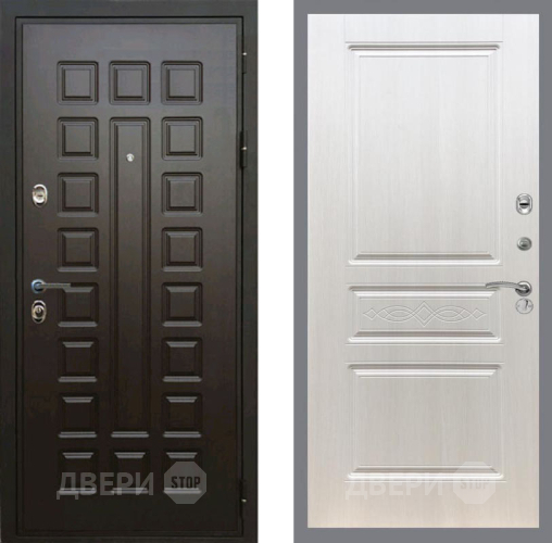 Входная металлическая Дверь Рекс (REX) Премиум 3к FL-243 Лиственница беж в Павловском Посаде