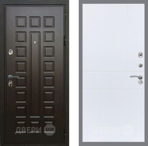Входная металлическая Дверь Рекс (REX) Премиум 3к FL-290 Силк Сноу в Павловском Посаде