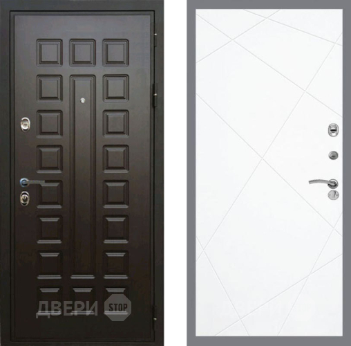 Входная металлическая Дверь Рекс (REX) Премиум 3к FL-291 Силк Сноу в Павловском Посаде