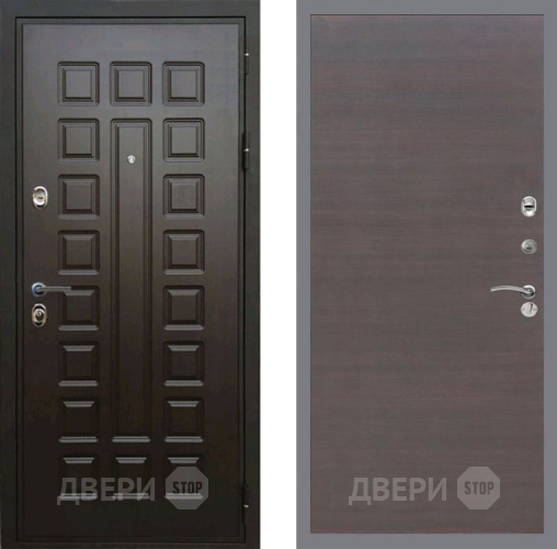 Входная металлическая Дверь Рекс (REX) Премиум 3к GL венге поперечный в Павловском Посаде