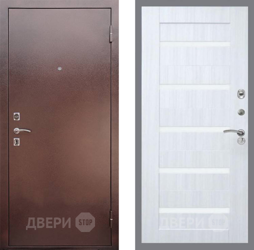 Дверь Рекс (REX) 1 СБ-14 стекло белое Сандал белый в Павловском Посаде