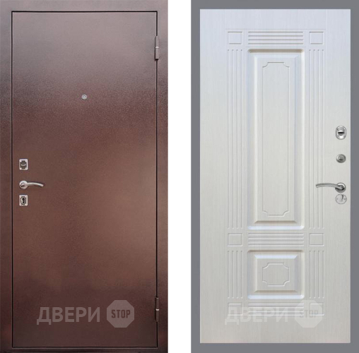 Входная металлическая Дверь Рекс (REX) 1 FL-2 Лиственница беж в Павловском Посаде