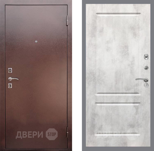 Входная металлическая Дверь Рекс (REX) 1 FL-117 Бетон светлый в Павловском Посаде