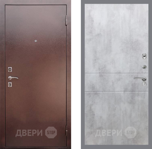 Дверь Рекс (REX) 1 FL-290 Бетон светлый в Павловском Посаде
