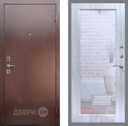 Дверь Рекс (REX) 1 Зеркало Пастораль Сандал белый в Павловском Посаде