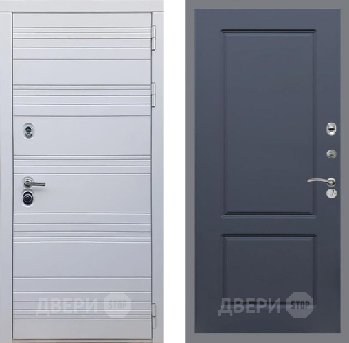 Входная металлическая Дверь Рекс (REX) 14 Силк Сноу FL-117 Силк титан в Павловском Посаде