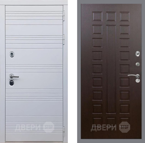 Входная металлическая Дверь Рекс (REX) 14 Силк Сноу FL-183 Венге в Павловском Посаде
