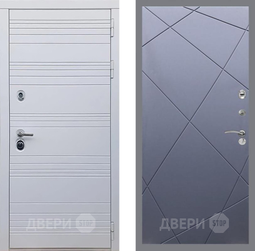 Входная металлическая Дверь Рекс (REX) 14 Силк Сноу FL-291 Силк титан в Павловском Посаде