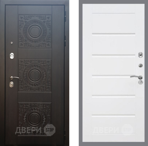 Входная металлическая Дверь Рекс (REX) 10 Сити Белый ясень в Павловском Посаде