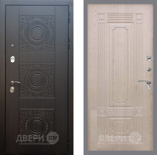 Входная металлическая Дверь Рекс (REX) 10 FL-2 Беленый дуб в Павловском Посаде