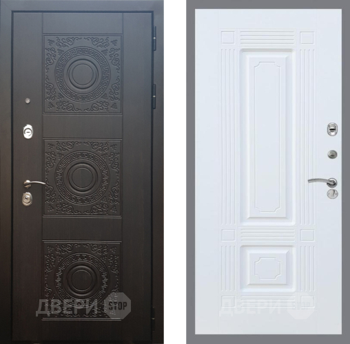 Входная металлическая Дверь Рекс (REX) 10 FL-2 Силк Сноу в Павловском Посаде