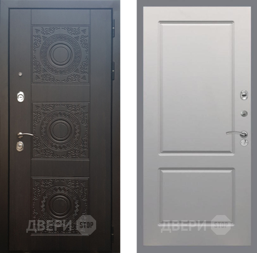 Входная металлическая Дверь Рекс (REX) 10 FL-117 Грей софт в Павловском Посаде