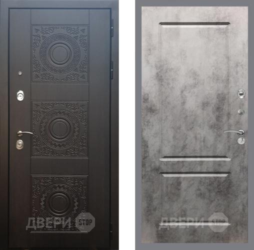 Входная металлическая Дверь Рекс (REX) 10 FL-117 Бетон темный в Павловском Посаде