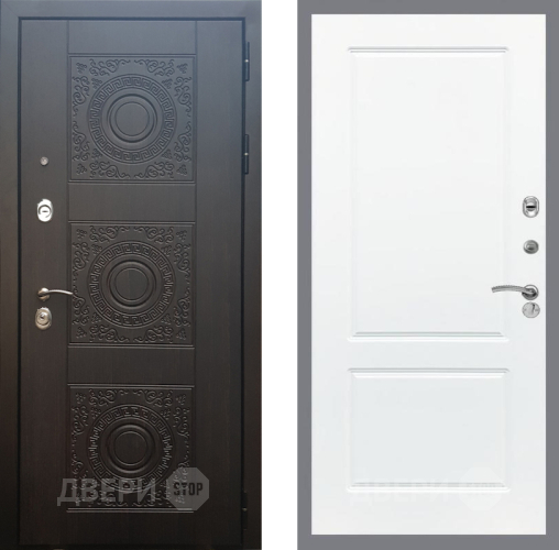 Входная металлическая Дверь Рекс (REX) 10 FL-117 Силк Сноу в Павловском Посаде