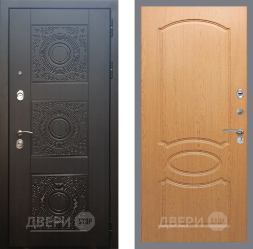 Входная металлическая Дверь Рекс (REX) 10 FL-128 Дуб в Павловском Посаде