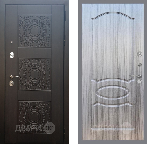 Входная металлическая Дверь Рекс (REX) 10 FL-128 Сандал грей в Павловском Посаде