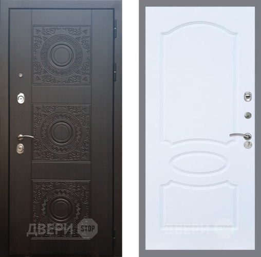 Входная металлическая Дверь Рекс (REX) 10 FL-128 Силк Сноу в Павловском Посаде