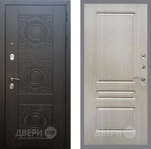 Входная металлическая Дверь Рекс (REX) 10 FL-243 Беленый дуб в Павловском Посаде