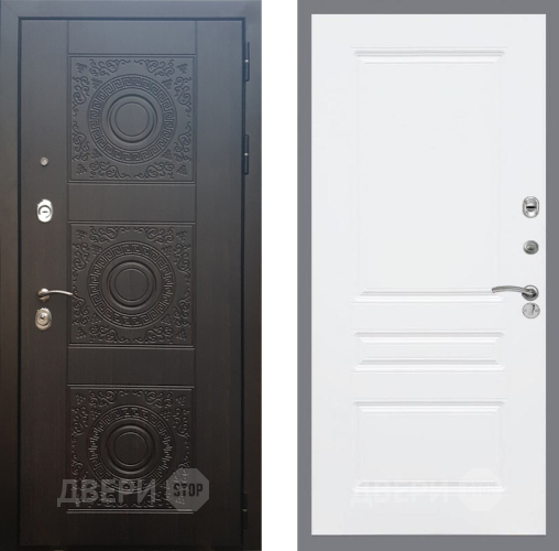 Входная металлическая Дверь Рекс (REX) 10 FL-243 Силк Сноу в Павловском Посаде
