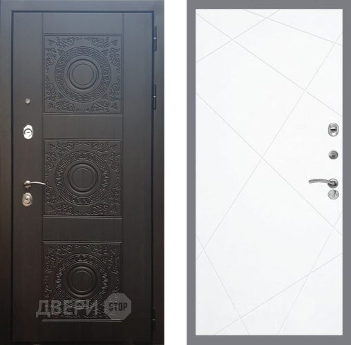 Входная металлическая Дверь Рекс (REX) 10 FL-291 Силк Сноу в Павловском Посаде